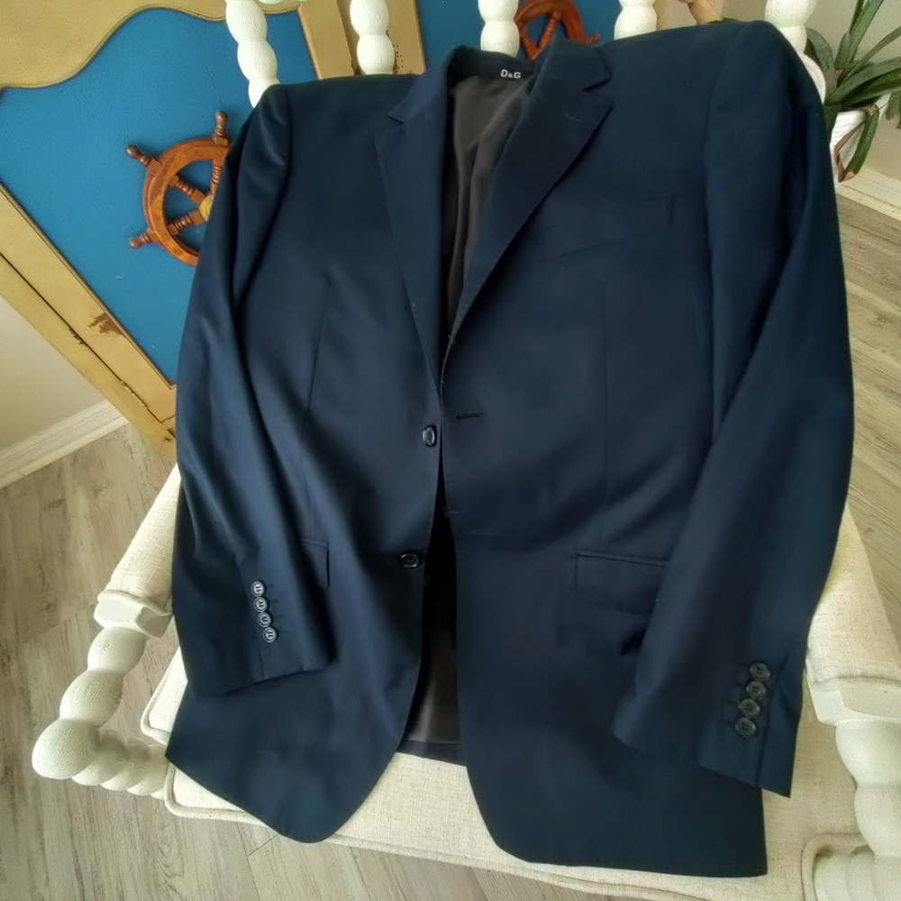 Dolce & Gabbana Men's Navy Blazer